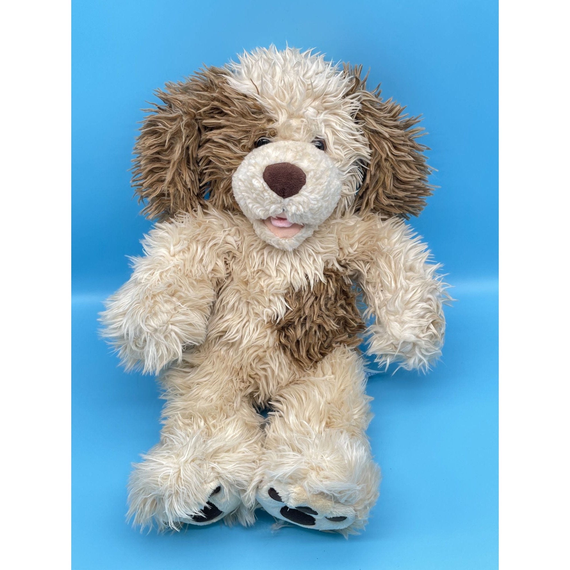 Chiot en peluche et accessoires - Épagneul 15 cm