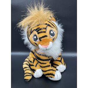 Wild Republic Tiger 11&quot; Stuffed Plush Orange Black Stripes Jungle Cat Safari