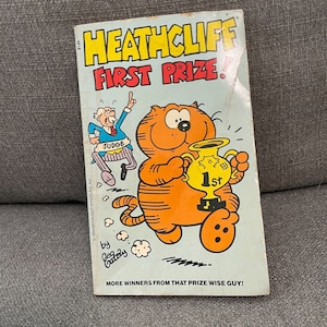 Heathcliff First Prize 1981 Gately vintage Broché Comic Book Orange Cat Cc1