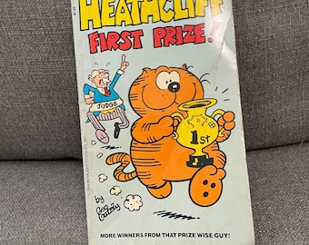 Heath Cliff Erster Preis 1981 Gately Vintage Taschenbuch Comic Orange Cat Cc1