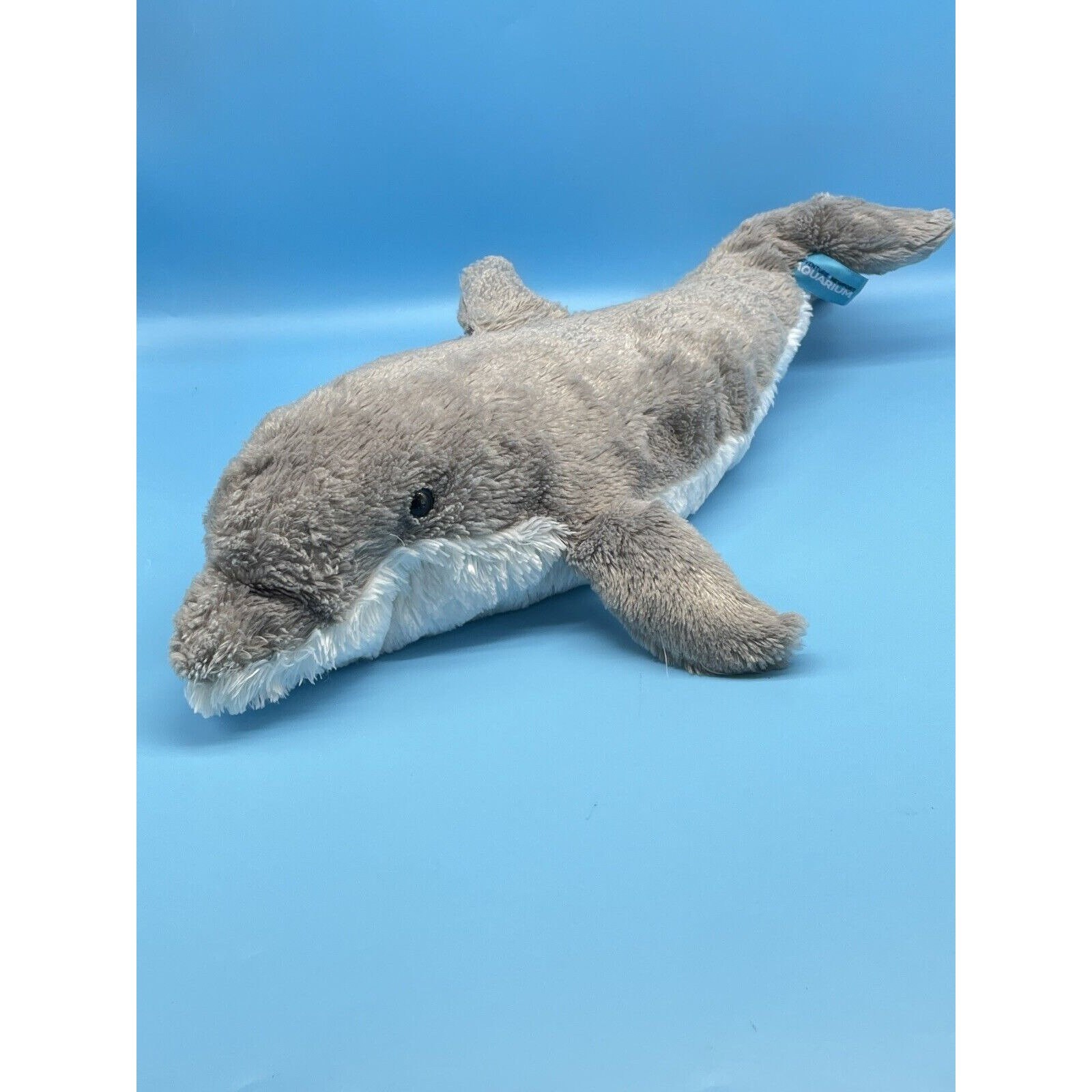 Adventure Aquarium Dolphin 21 Realistic Gray Stuffed Plush Fish