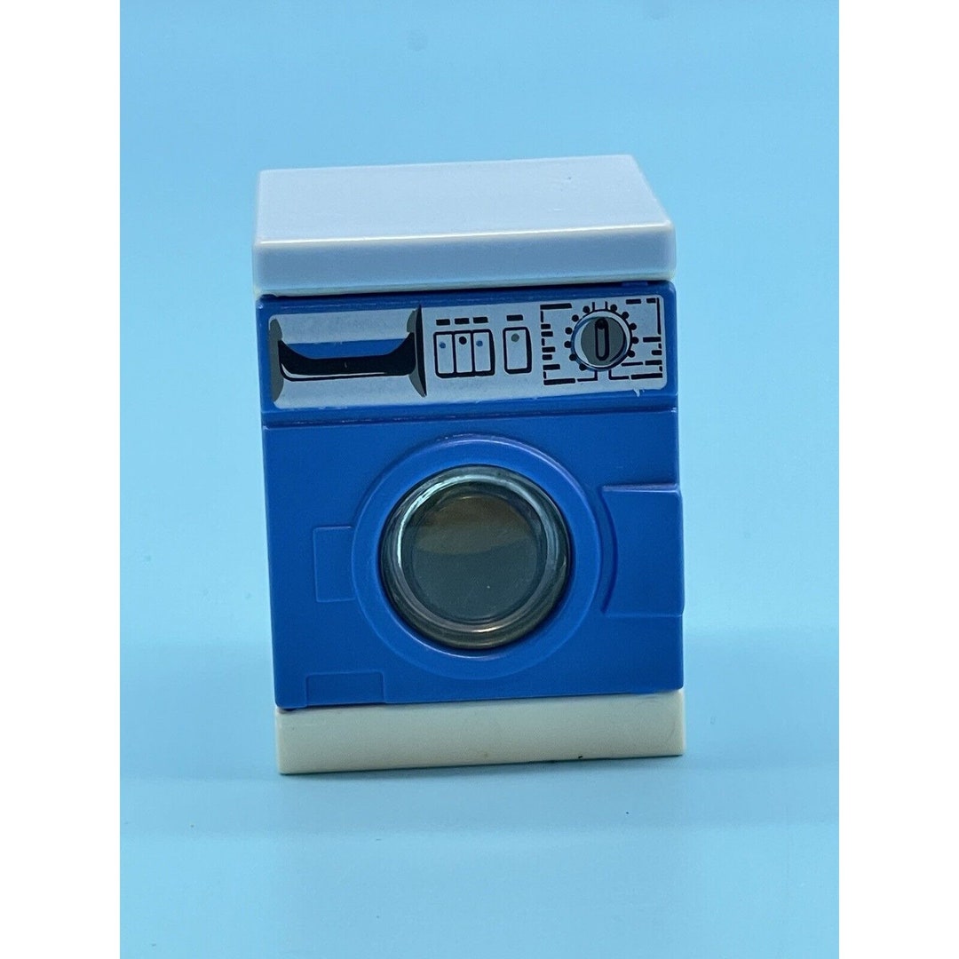 Playmobil Washing Machine Blue Front Load Laundry Room Washer - Etsy
