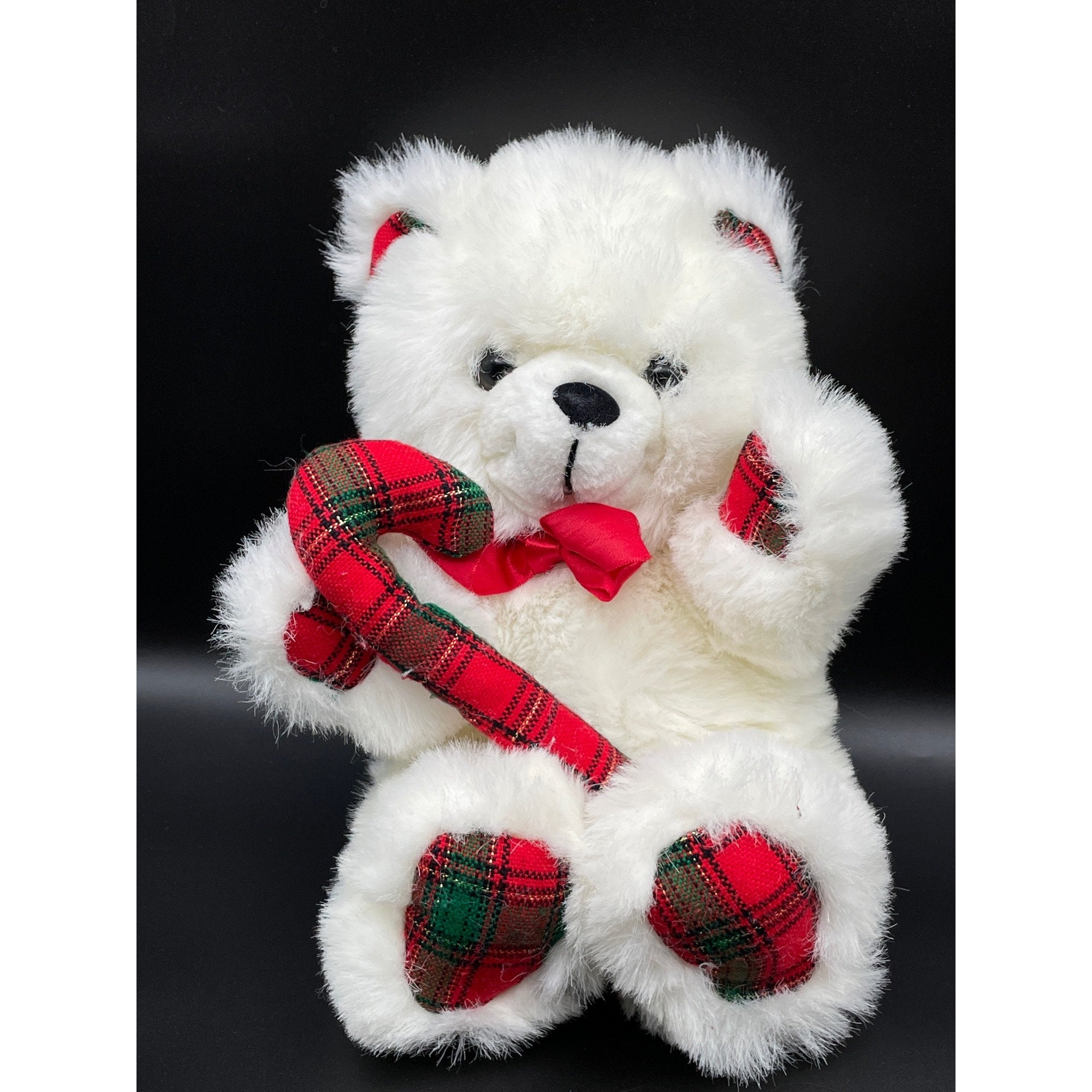 White christmas teddy bear sale