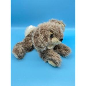 Vintage 1996 Aurora Just Friends Bunny Rabbit 9&quot; Realistic Brown Stuffed Plush