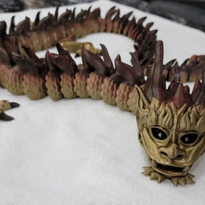 40" Articulated Dragon | 40in Imperial Chinese Dragon | Flexible Chinese Dragon Toy | Flexi Factory Authorized Reseller