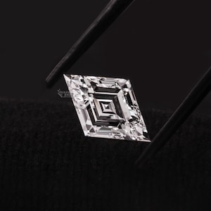Lozenge Cut Lab Grown Diamond, DE-VS1 Lab Made Loose Diamond, 2 Carat Lab Grown Diamond, Antique Cuts, IGI certified, Personalized Jewelry