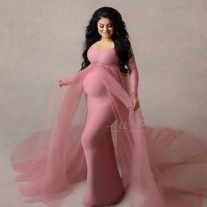 Vestidos maternales largos hot sale