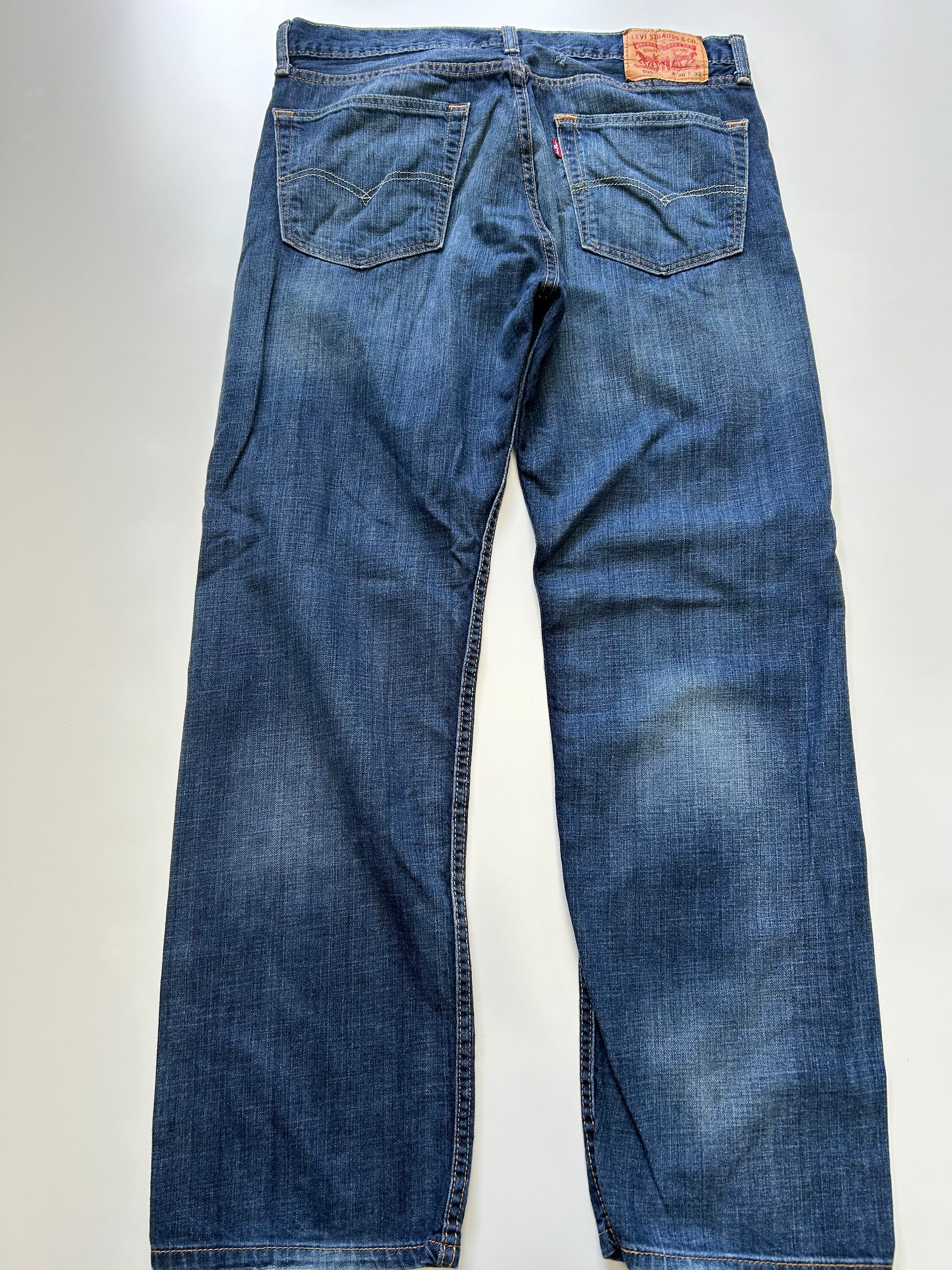 Mens Levi Levis Strauss 505 Jean - 1990s Vintage - Regular Fit Zip 