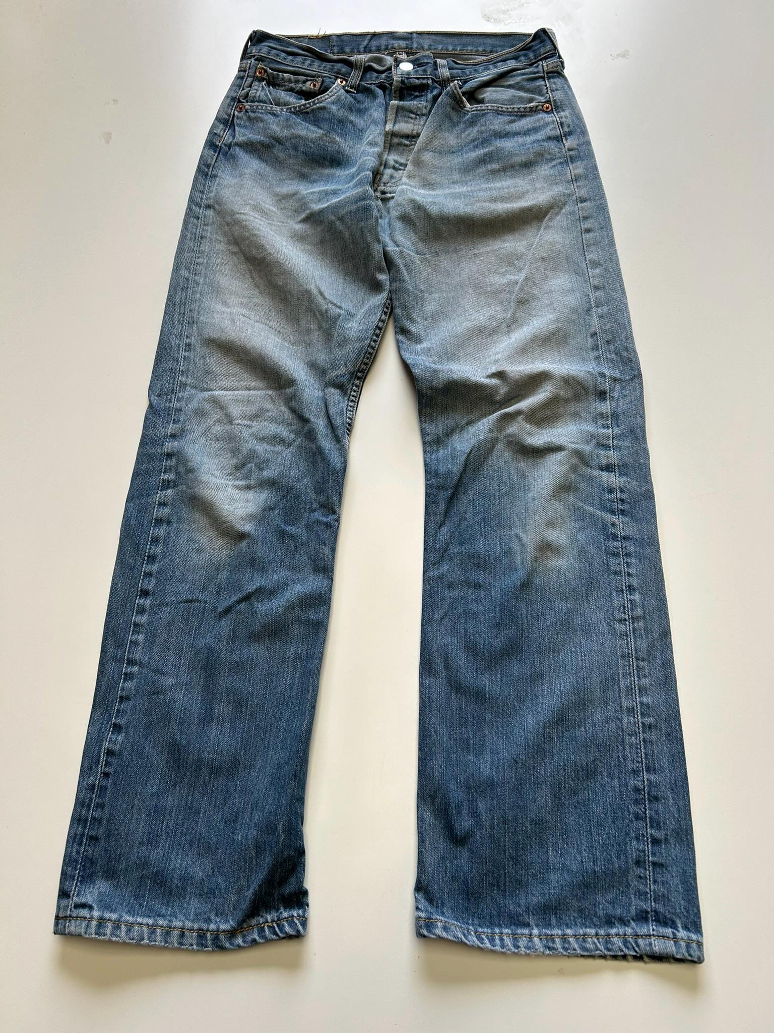 LEVI´S 501 ストレートデニム グレー