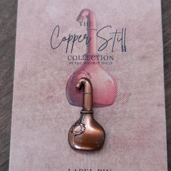 Copper Still Collection lapel pin, Whiskey lapel pin