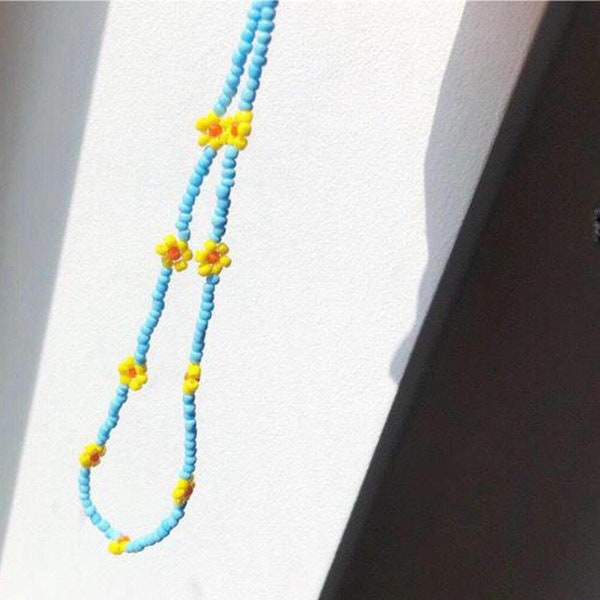 Harry styles flower necklace clearance