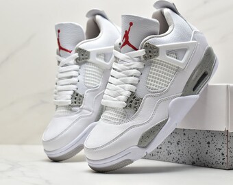 Air Jordan 4 Retro 2022 Oreo Blanco, Zapatilla Oreo Jordan 4 Blanca