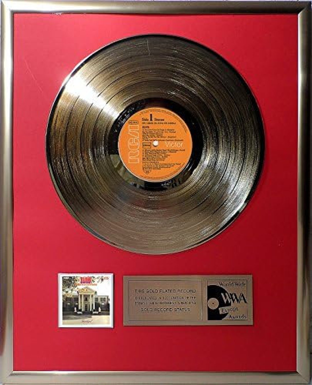 Collage With Elvis Presley - as Recorded Live on Stage in Memphis Gold ...