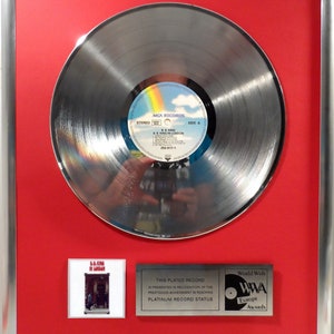Collage with B.B.King - in London Place + silver / gold record