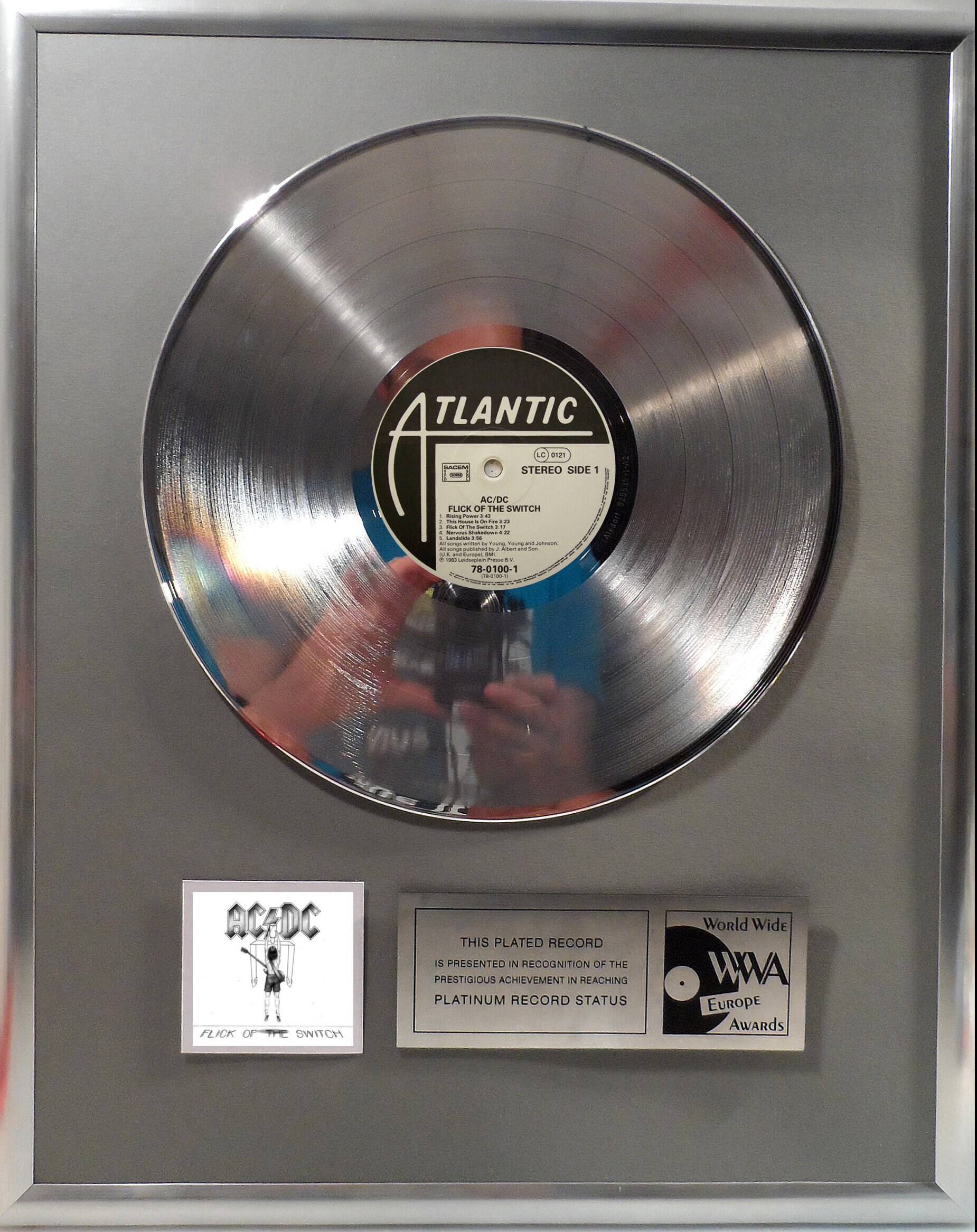 Collage With AC/DC ACDC - Flick of the Switch + Silver / Gold 