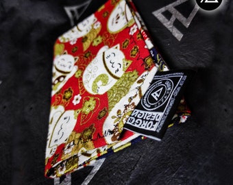 Maneki NekoHandkerchief - Forgo Design Japan - H