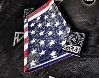 Chusteczka z flagą amerykańską: Forgo Design Pocket Square - H5