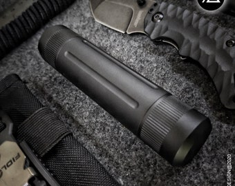 Sejf kieszonkowy z aluminium obrabianego CNC: przechowywanie baterii i sprzętu – nr 82