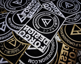 Zestaw naklejek winylowych z kutym wzorem: błyszczące, matowe, kraft