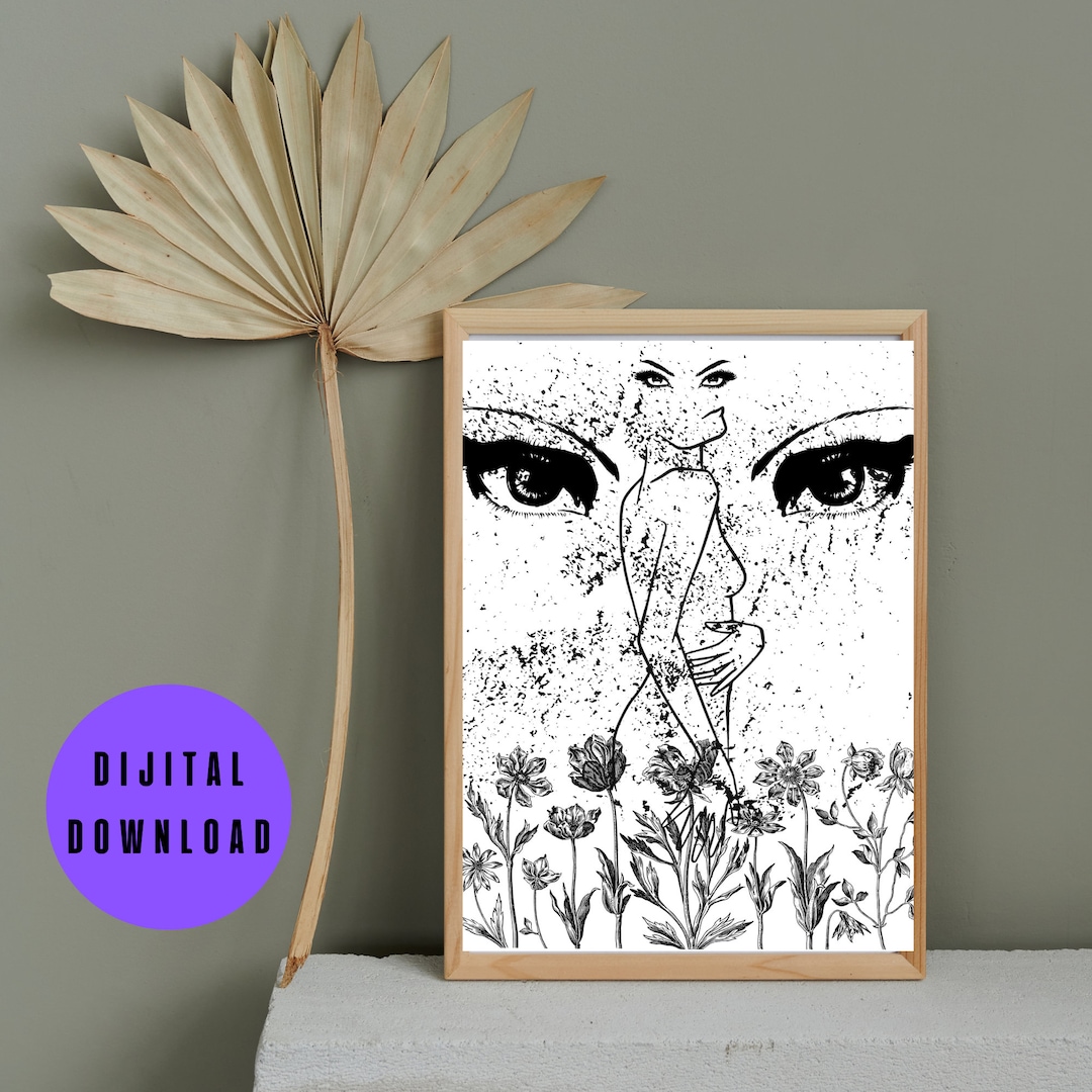 Printable Wall Art Set of 3 Boho Style, Minimal, Modern Prints Best for