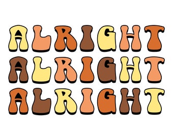 Alright Alright Alright png svg