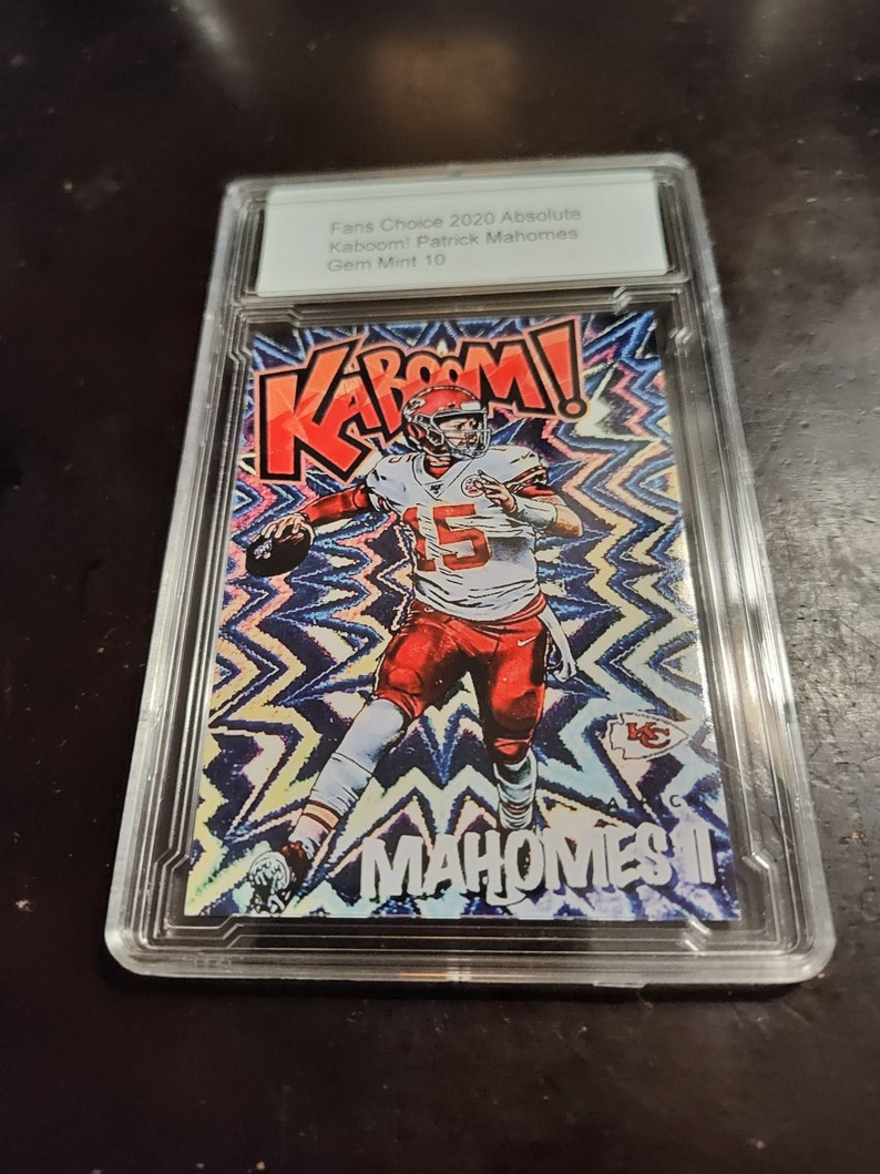 2020 Absolute Kaboom Patrick Mahomes Gem Mint 10 Reprint Etsy