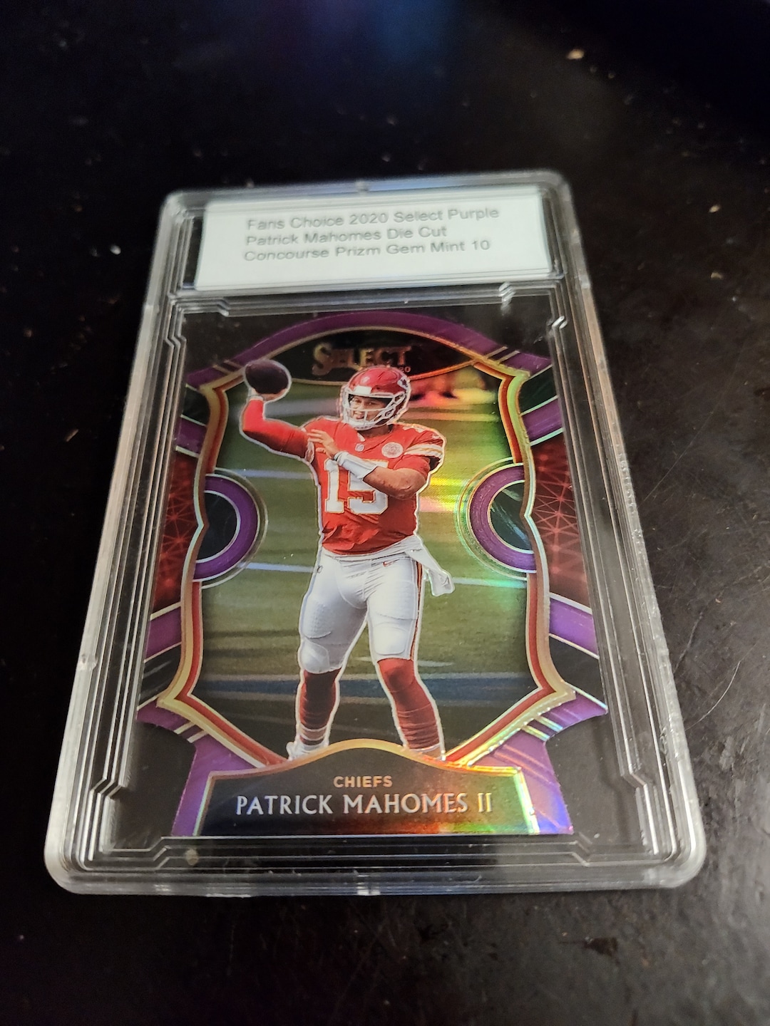 2020 Select Patrick Mahomes Purple Die Cut Concourse Prizm - Etsy