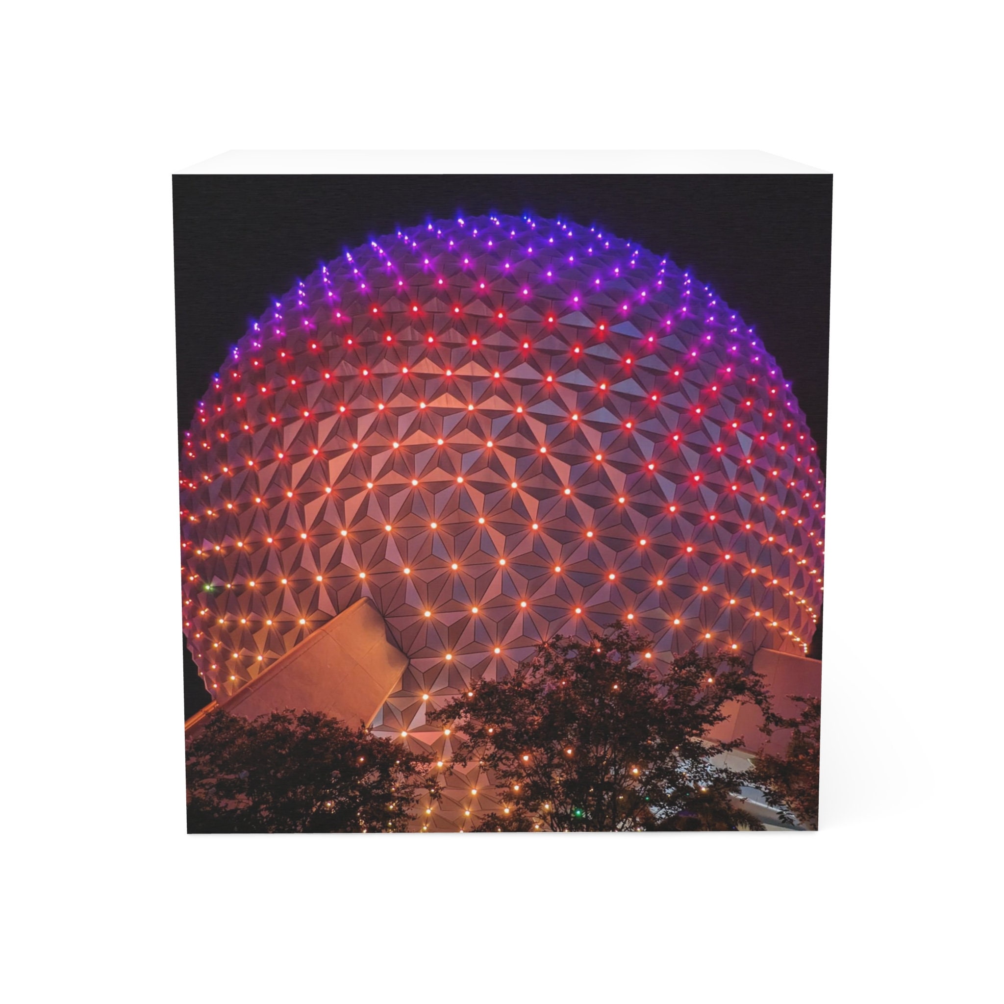 Disney Sticky Notes - Disney Note Cube - Spaceship Earth - Epcot - Etsy