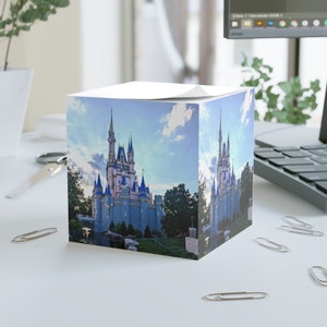Disney Sticky Notes - Disney Note Cube - Cinderella&#39;s Castle - Magic Kingdom