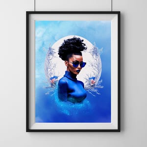 Blue. Wall Art