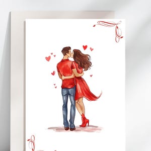 Style Series Couples Card Printable Card 2