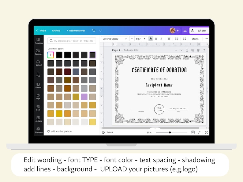free template for gift certificate for word free template for gift certificate for word