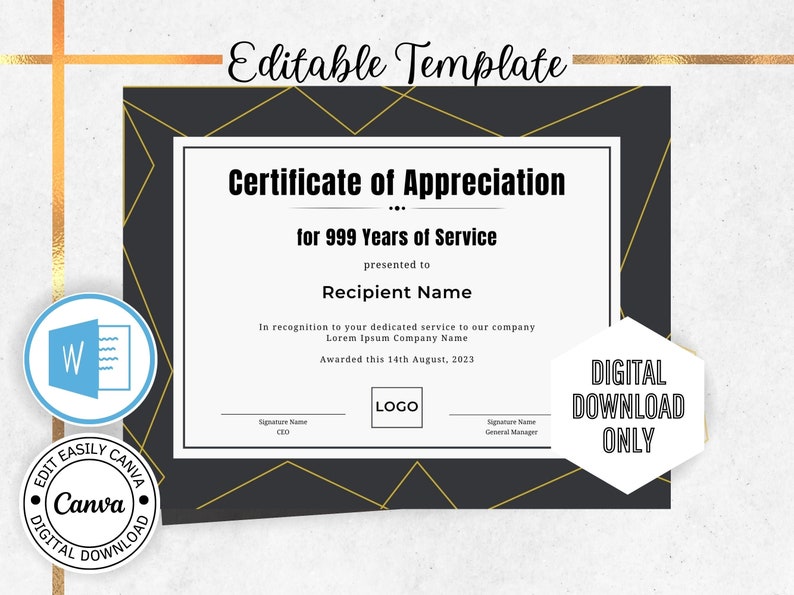 free template for gift certificate for word