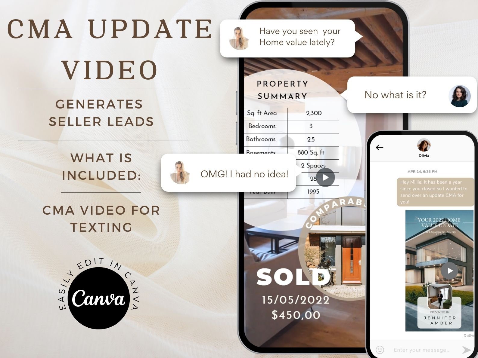 Comparative Market Analysis Textable Update. CMA Video. Real Estate Text Message. Real Estate Marketing. Real Estate Video.