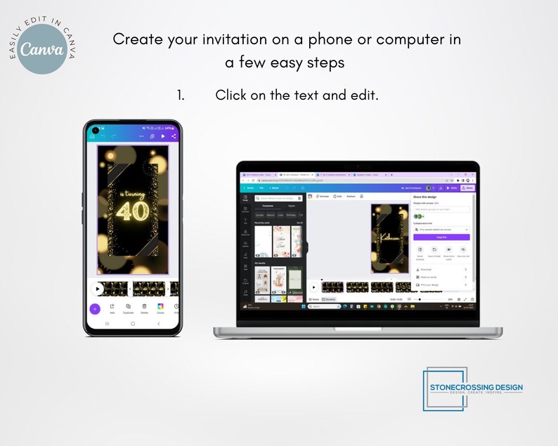 Digital Birthday Party Invitation, Electronicbirthday Party Video E ...