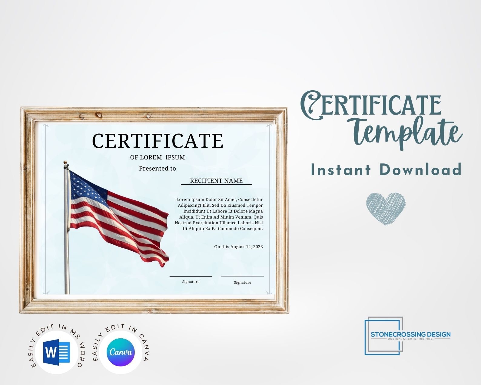 Editable American Flag Template. Award Template. Printable Certificate. Editable With Canva or Microsoft Word. - Etsy editable-american-flag-template-award-template-printable-certificate-editable-with-canva-or-microsoft-word-etsy