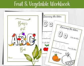 Printable Alphabet & Numbers Worksheets Pages For Kids, Coloring Book For Kids, A-Z and Number Learning, ABC and 1-10 Worksheets, A4, Letter