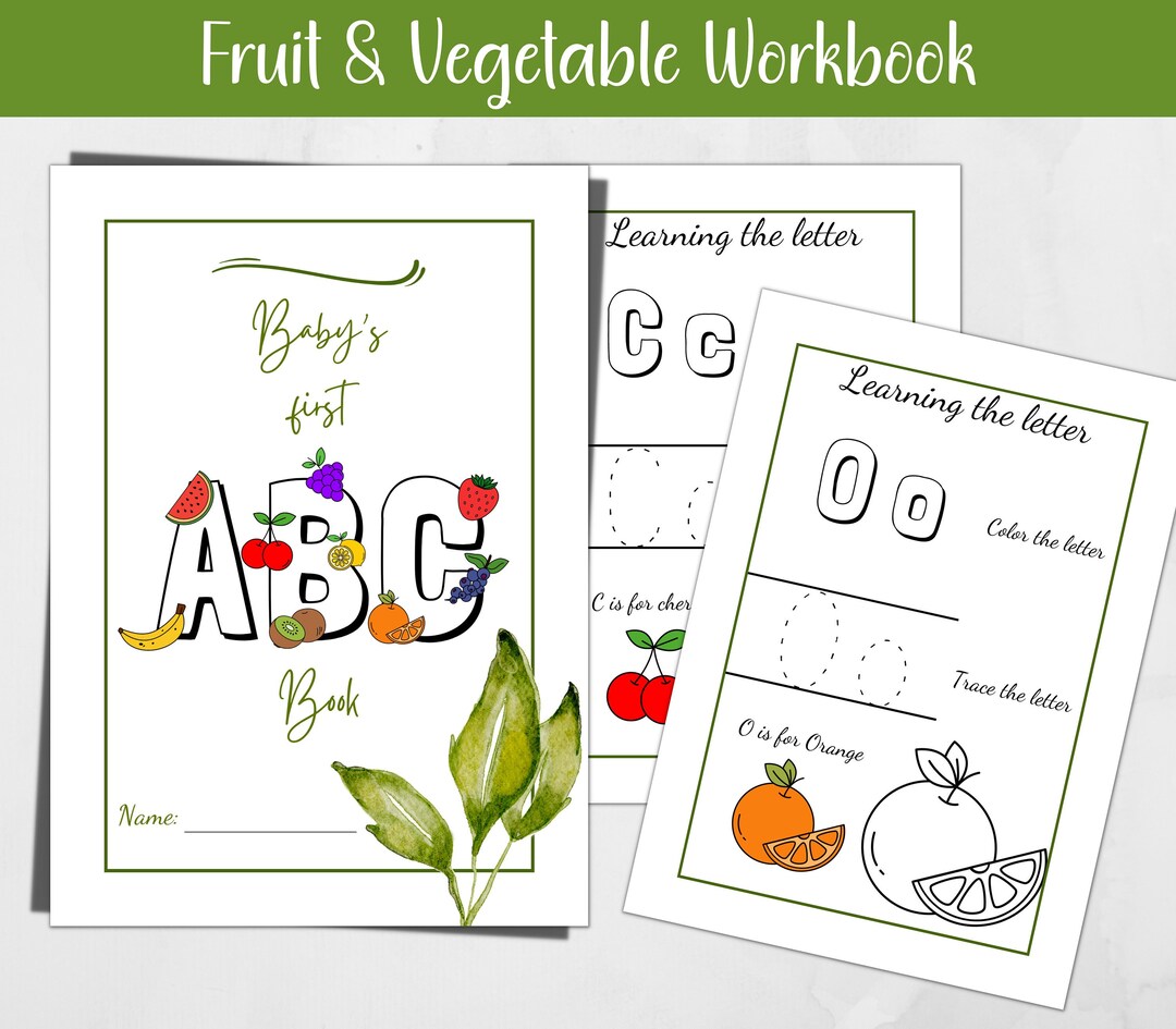 Printable Alphabet & Numbers Worksheets Pages for Kids, Coloring Book