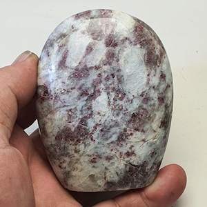 Tourmaline matrix free form polished