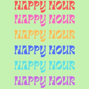 Happy Hour Wall Decor