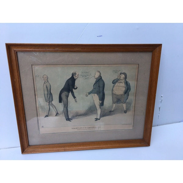 Tableaux Cadres Illustration Examples Laconic by CMotte Leicester Sq- HB 18x14.5"