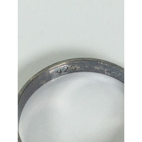 Vintage Sterling Silver 925 Signed Elegant Ring S… - image 9