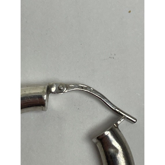 Vintage Sterling Silver 925 Earrings Jewelry Hugg… - image 5