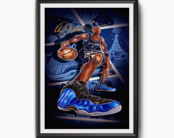 Affiche Legend NBA, Sports Poster, Best momen, Gift for him, gift for man