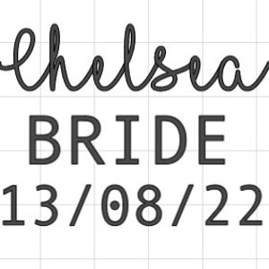 DIY Bridal Hanger Labels image 1
