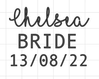 DIY Bridal Hanger Labels