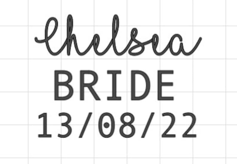 DIY Bridal Hanger Labels image 1
