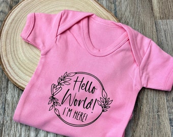 BIRTH/PREGNANCY Announcement Vest CELEBRATE Personalised