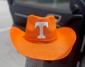 Tennessee Cowboy Hat with NO Fringe