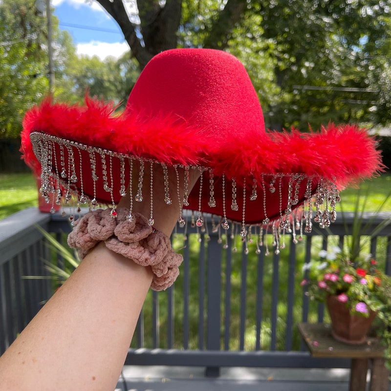 Cowboy Glitter Hat Adult Gold main image 1
